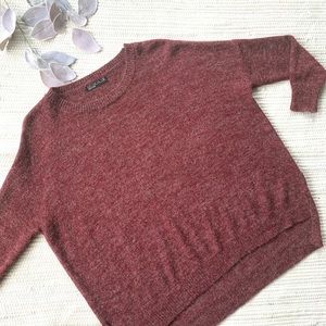 Cotton on maroon oversized sweater AB-028